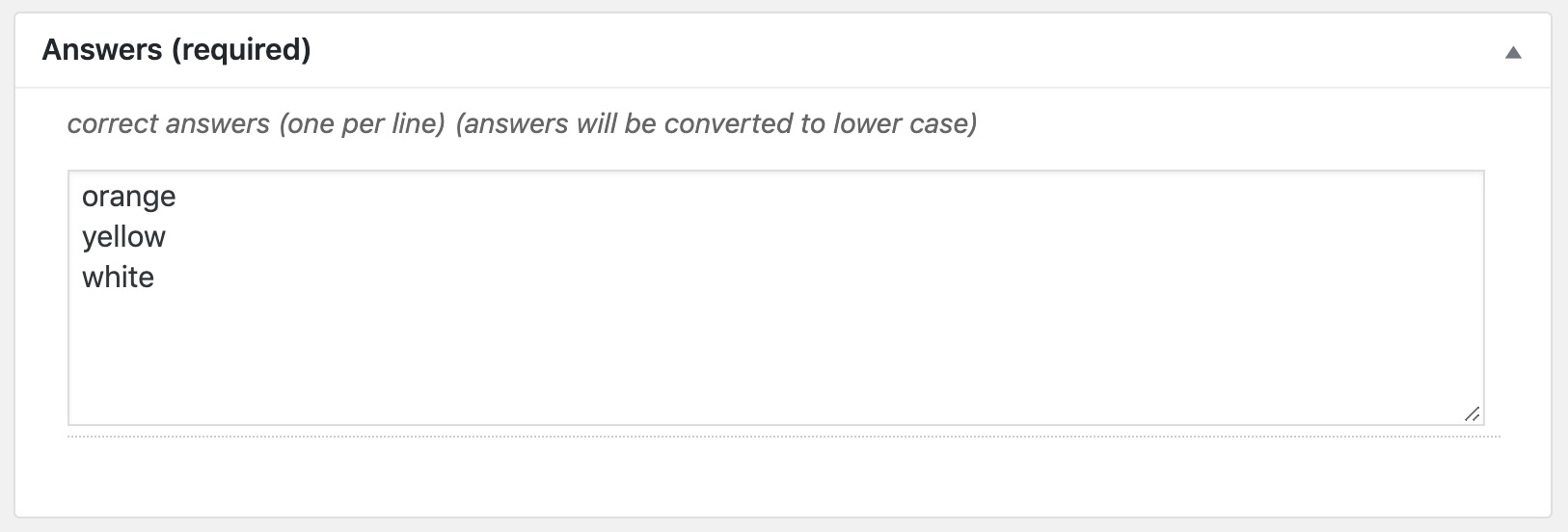 LearnDash free choice question, admin setup